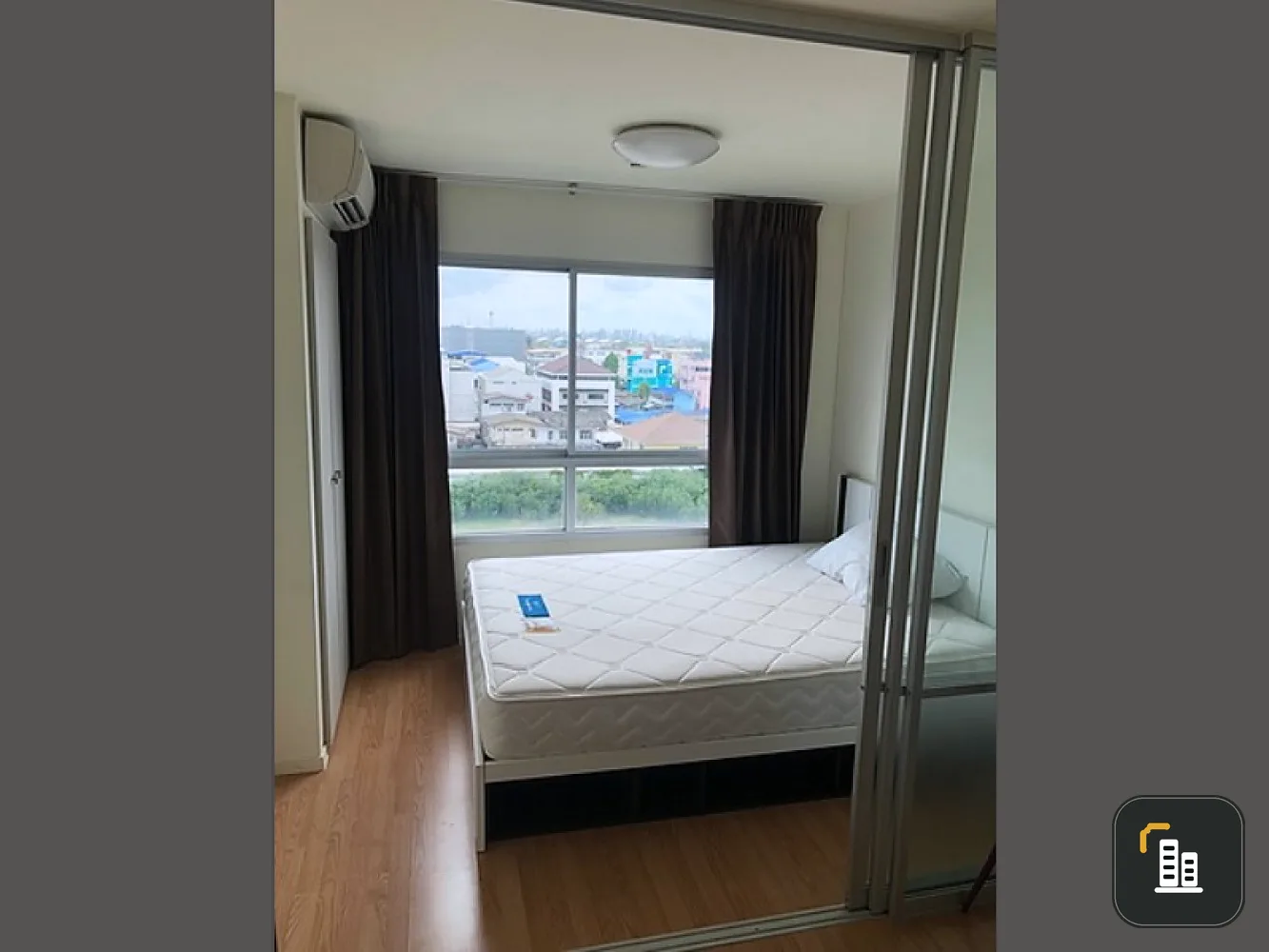 Condo for sale, Lumpini Ville On Nut - Lat Krabang, there are 7-11 under the building, high floor, fully furnished, ready to move in. Don't miss it!!