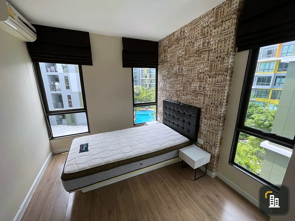 Sell / rent Icon Do Sukhumvit 103 corner room, pool view, convenient transportation, don't miss it.