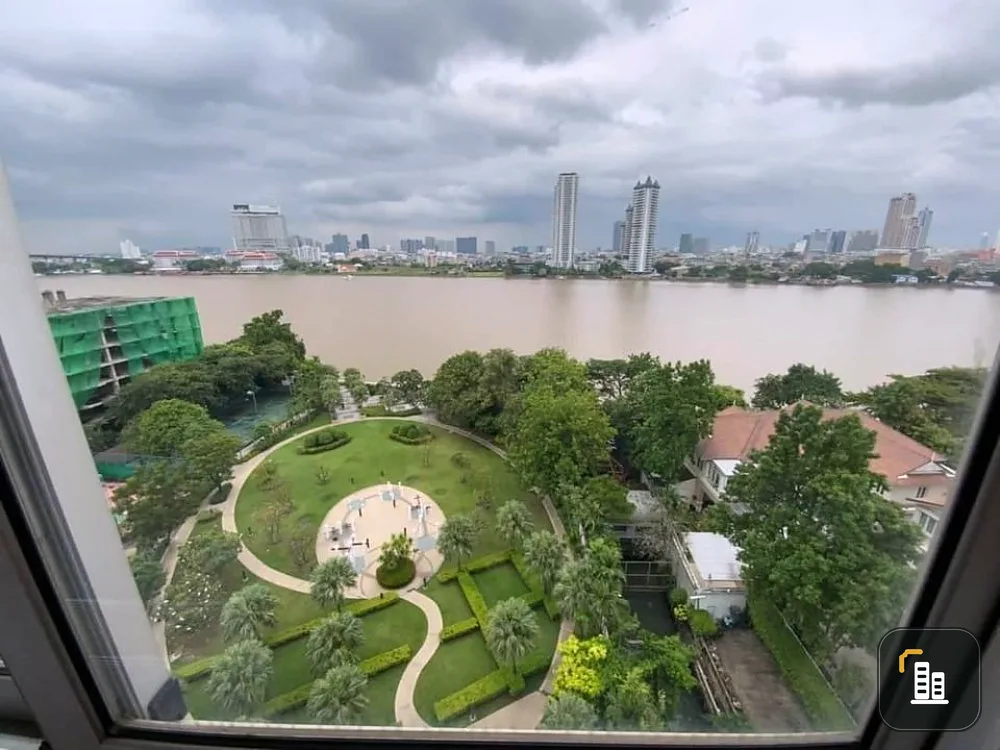 Condo for rent, River Heaven (Charoenkrung 76/1), built-in room, fully furnished, beautiful view, cheap price, book now.