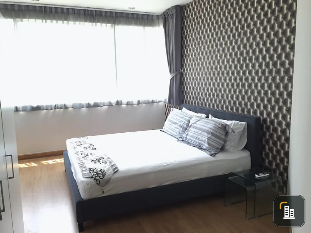Condo for rent Supalai Wellington, size 90 sq m. 2 Bed 2 Bathroom, very new room, 6th floor, pool view.