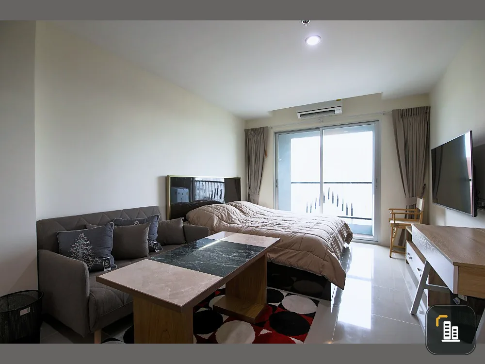 For rent Assakarn Place Srinakarin, beautiful room, fully furnished, ready to move in, hurry up
