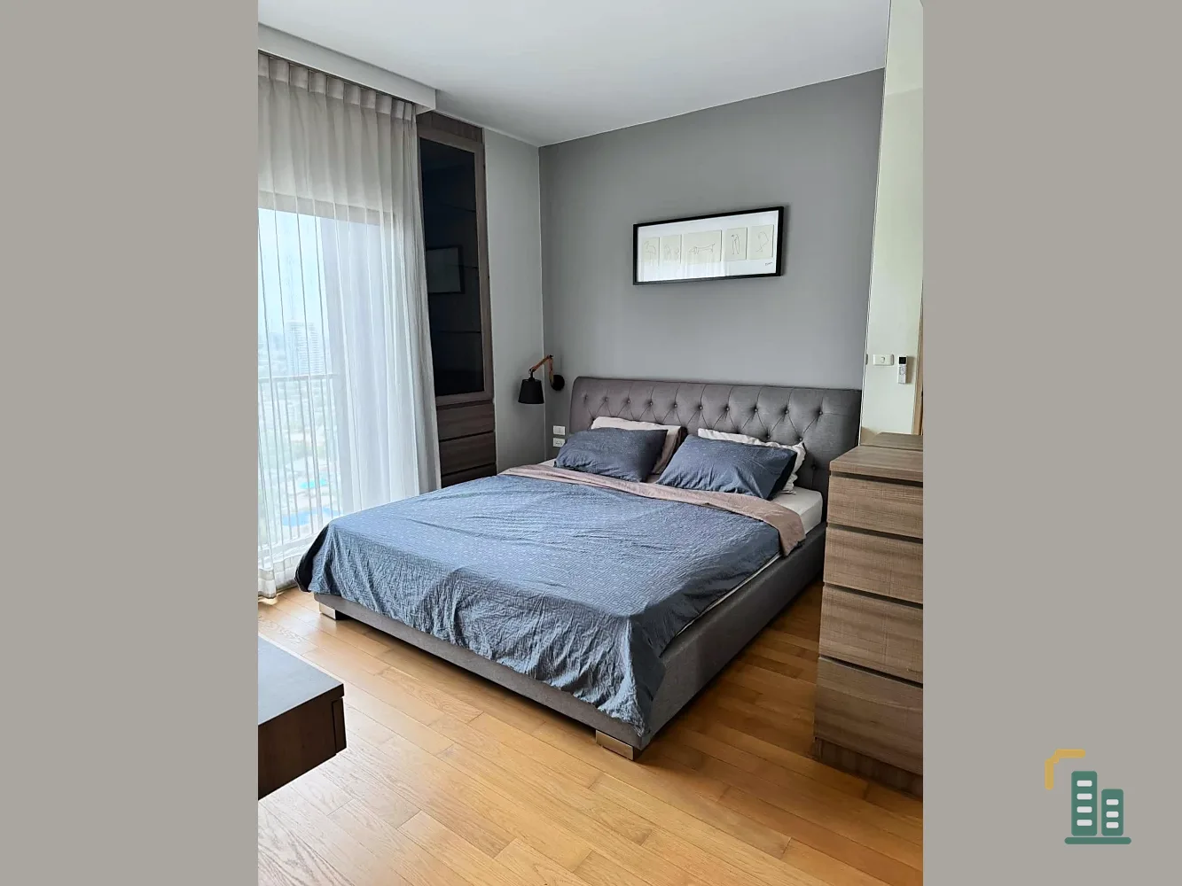 For rent!!, Noble Reveal, corner room, fully furnished, city view, don't miss it!!
