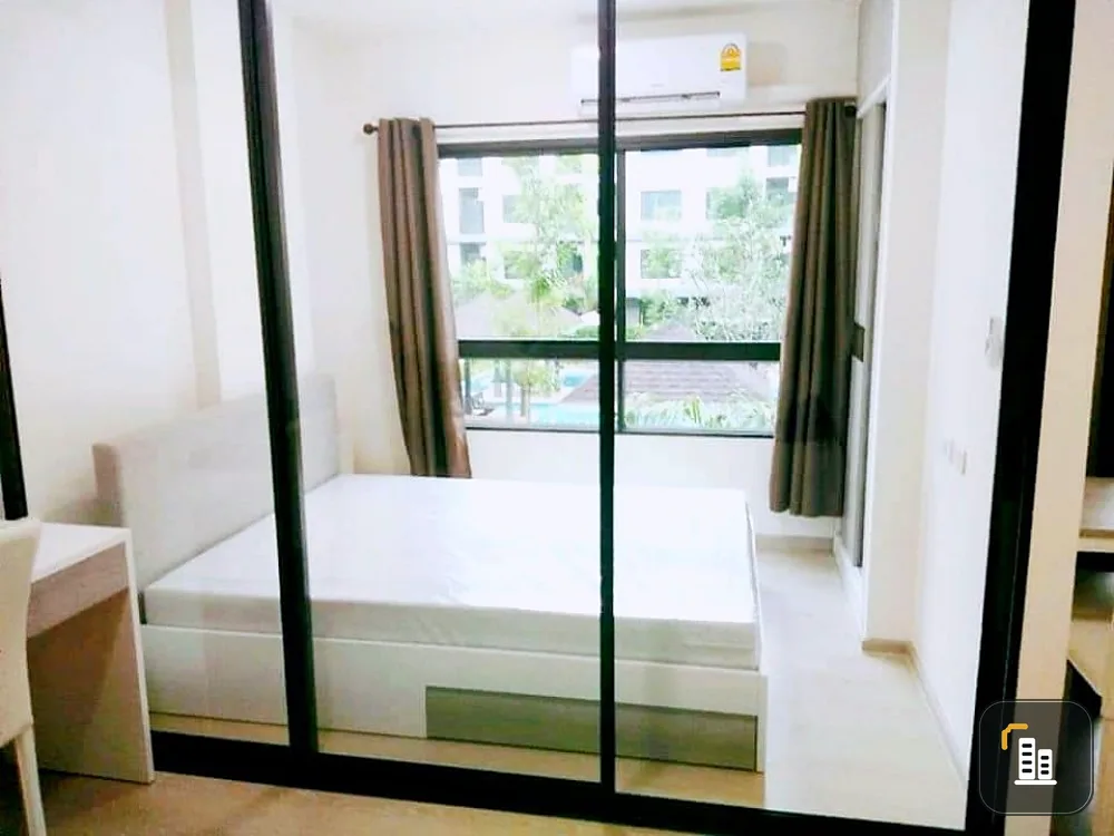 Sale Grene Don Mueang-Songprapha, Building C, 2nd floor, good view, pool view, not hot, book now, don't miss it.