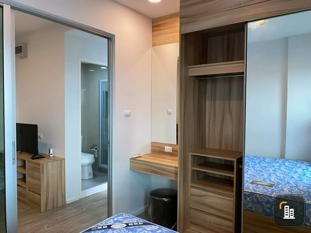 For rent, Happy Condo, Don Mueang, The Terminal, 6th floor, beautiful room, fully furnished, price is very good for your heart.