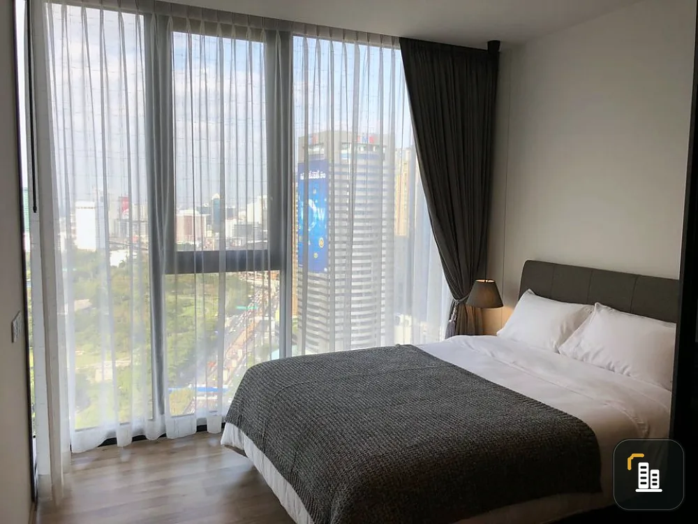 Sale, challenge to Covid, Condo for sale, The Line Chatuchak-Mochit, 1 bedroom, high floor, garden view, beautiful room, ready to move in.
