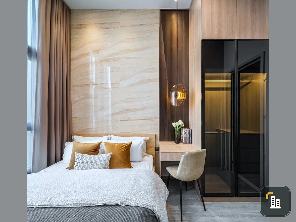 For rent urgently!! Condo The Line Sukhumvit 101, fully furnished, ready to move in. Complete electrical appliances, book now!!