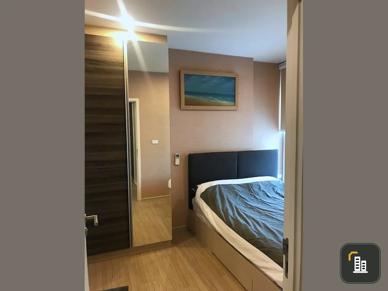 For rent, Centric Scene Paholyothin 9, garden view, fully furnished, ready to move in, can't reserve it anymore !!