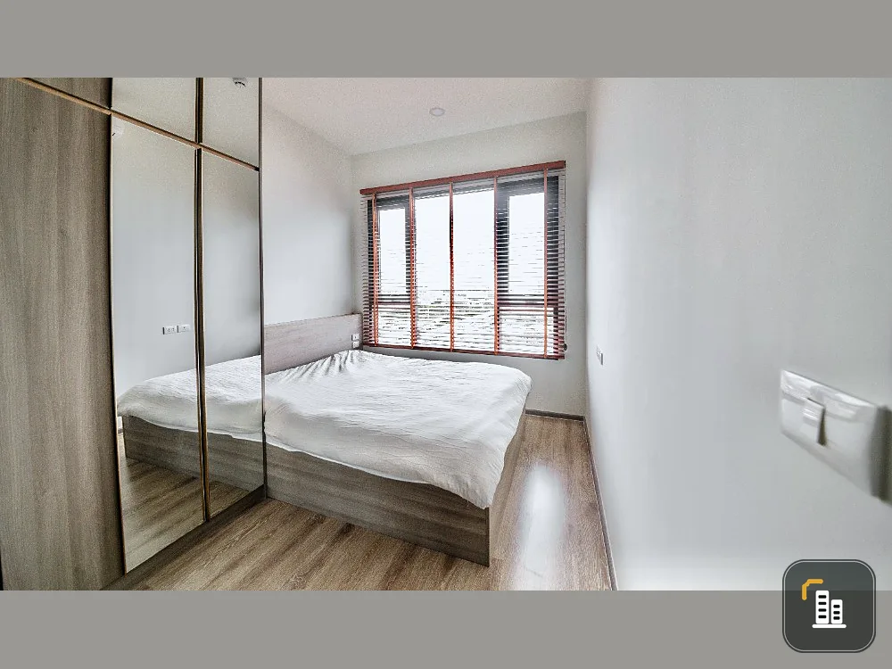 Condo for sale, Knightsbridge, Kasetsart Society, 14th floor, corner room, 2 sides of windows, good view, not blocked, very beautiful room