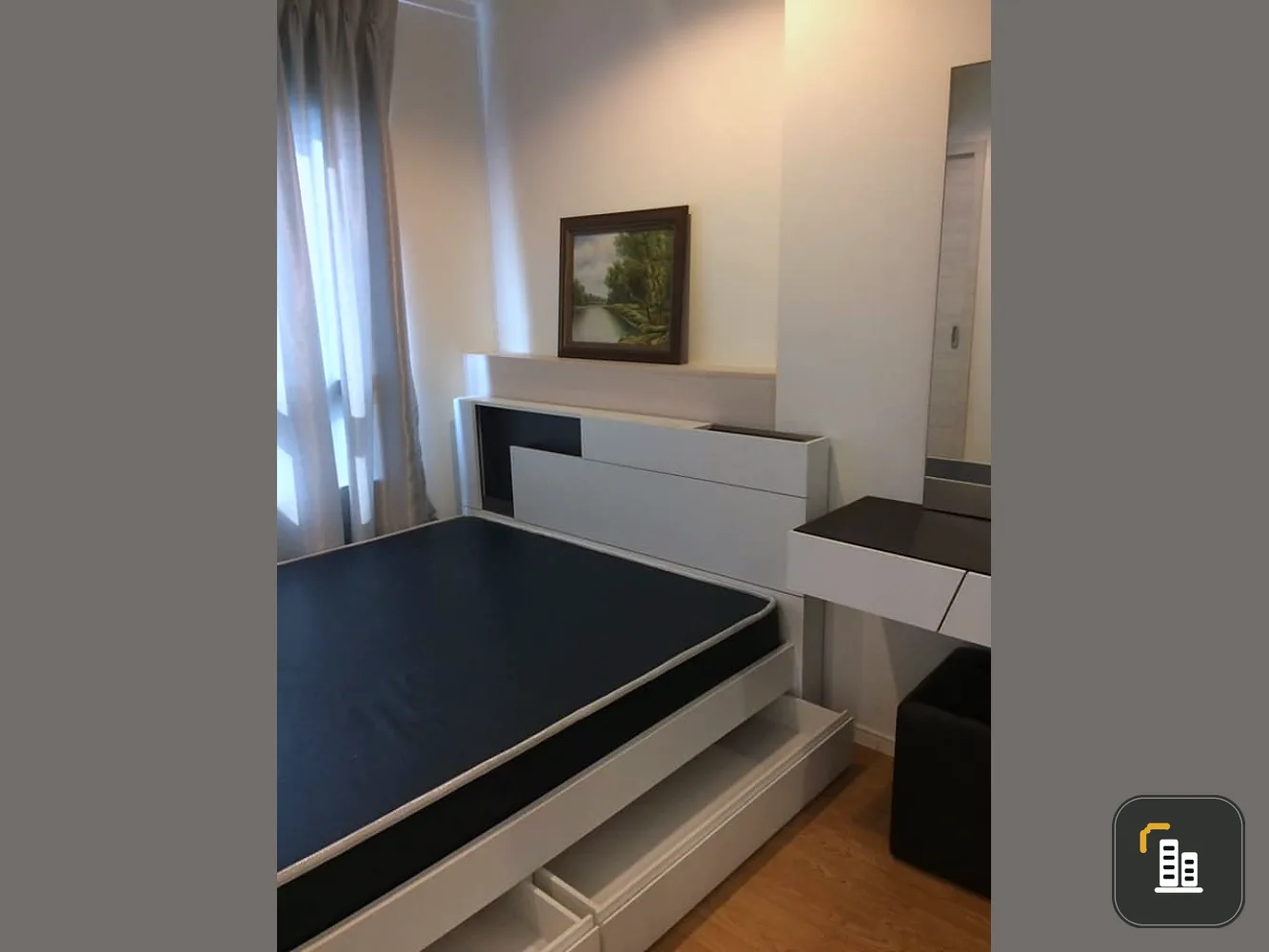 Condo for sale, Lumpini Place Srinakarin-Huamark Station, new furniture, good location, do not miss