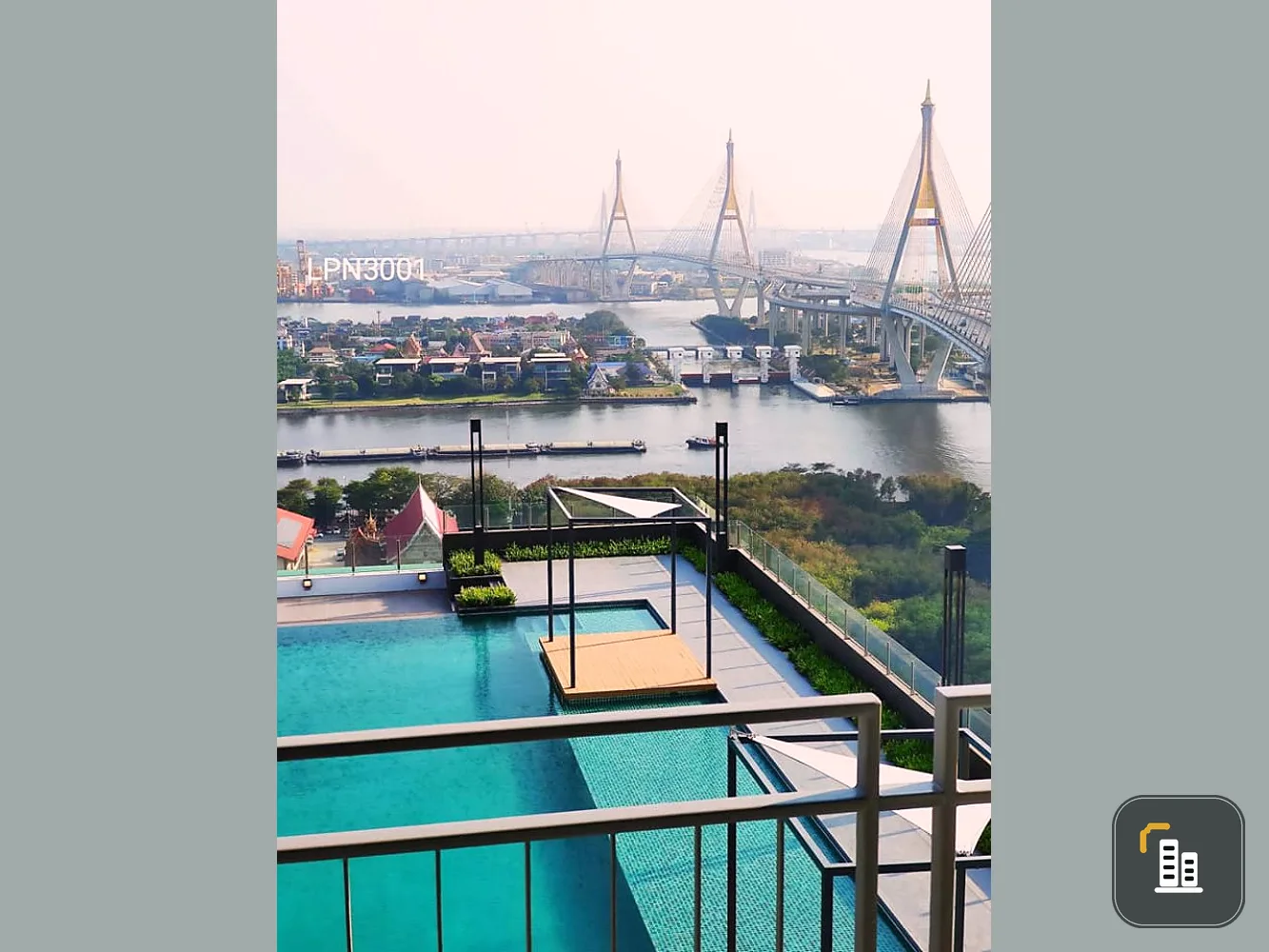 Condo for sale, Lumpini Place Rama 3-Riverine, high floor, beautiful view, very nice!!