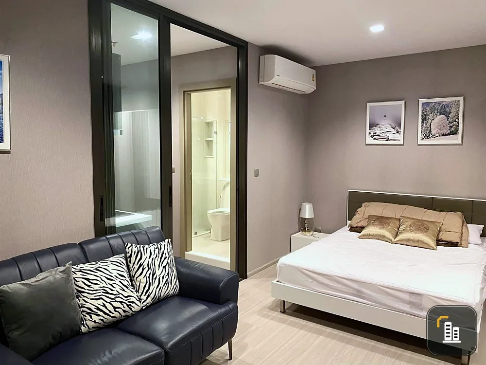 For rent Life Asoke - Rama9, the most beautiful room. new interior Premium grade furniture This room is absolutely not to be missed.