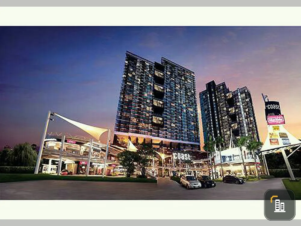 Quick sale!! Condo The Coast Bangkok Sukhumvit-Bangna, good location, near shopping areas. Don't be late, book now!!