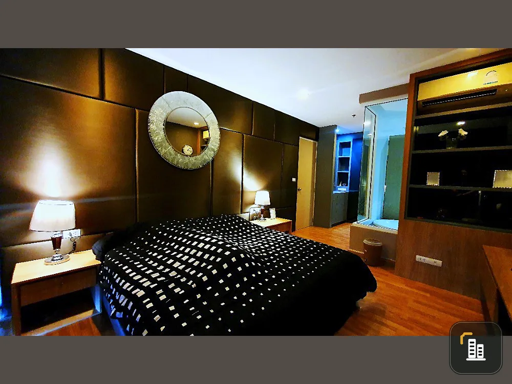 For rent urgently! Condo The Coast Bangkok Sukhumvit-Bangna, Duplex room, beautiful view, private, book now.