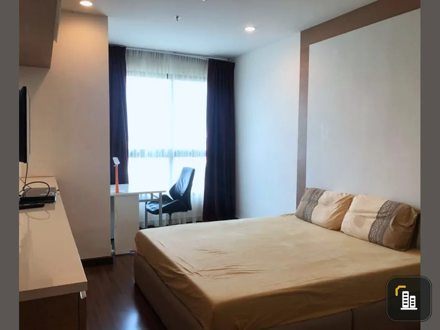 For rent Supalai Premier Ratchathewi, beautiful room, decorated in tone control, city view, very wide inside, hurry up, don't miss it!