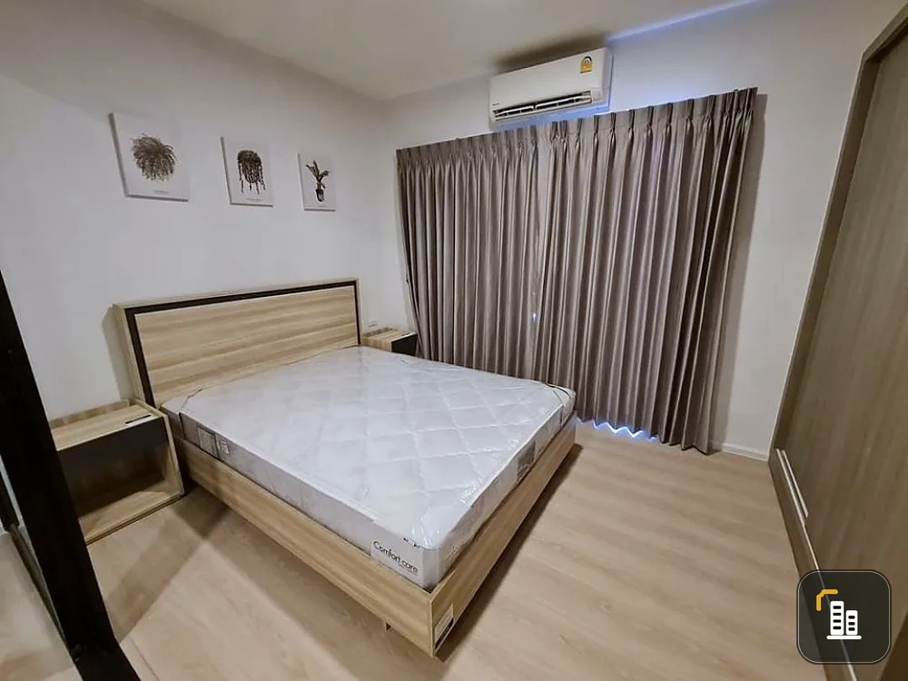 Condo for rent, A Space Mega, 15th floor, corner room, minimal style, ready to move in. Hurry up to reserve!