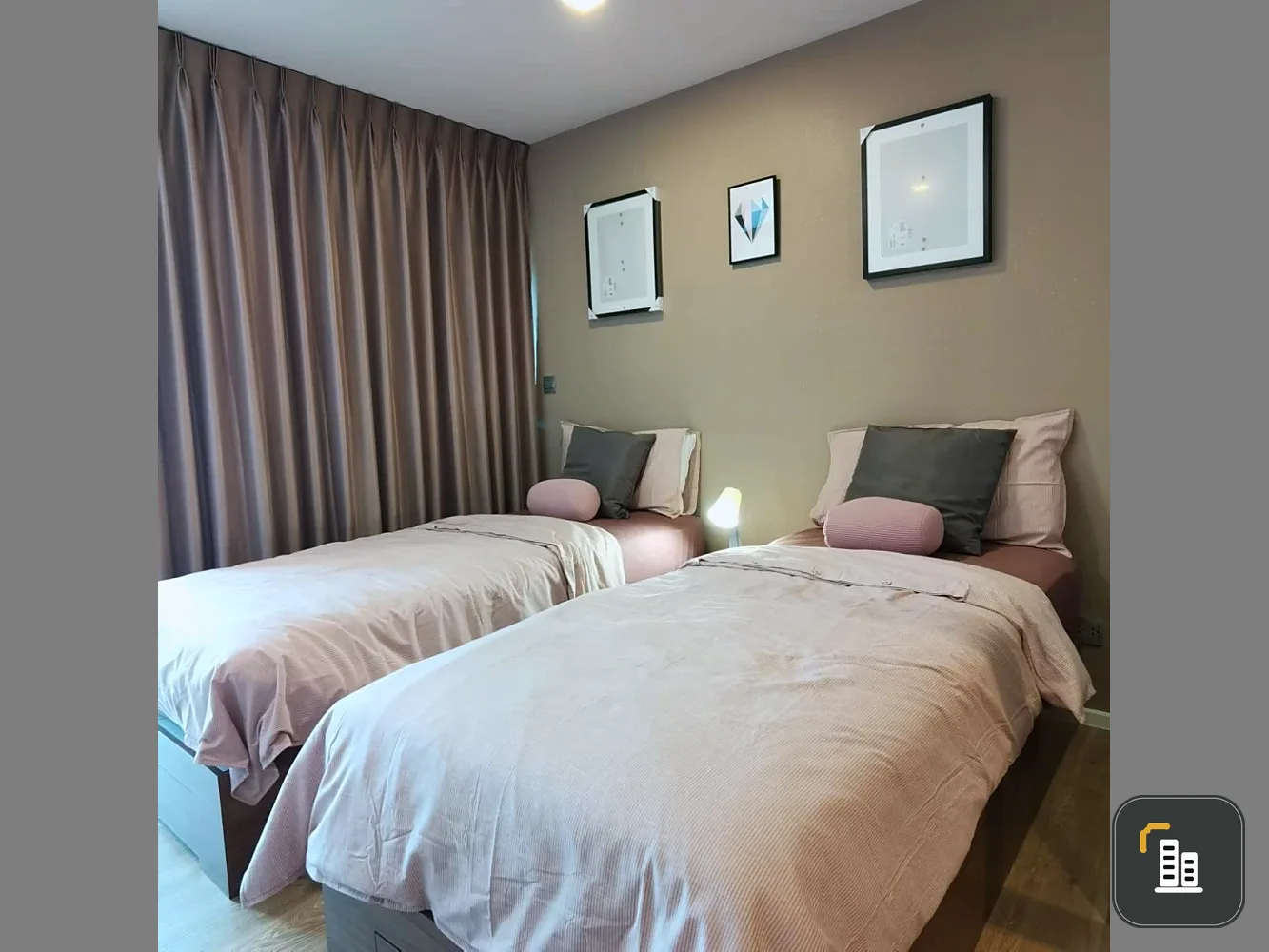 Kave town space for rent, 5th floor, size 29 sq m, next to wall, beautiful decoration, ready to move in immediately. Urgent.