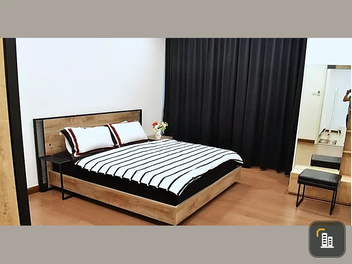 So beautiful, this room is very classic, fully furnished, you can carry your bag and move in. 1 bedroom/1 bathroom, 12th floor.