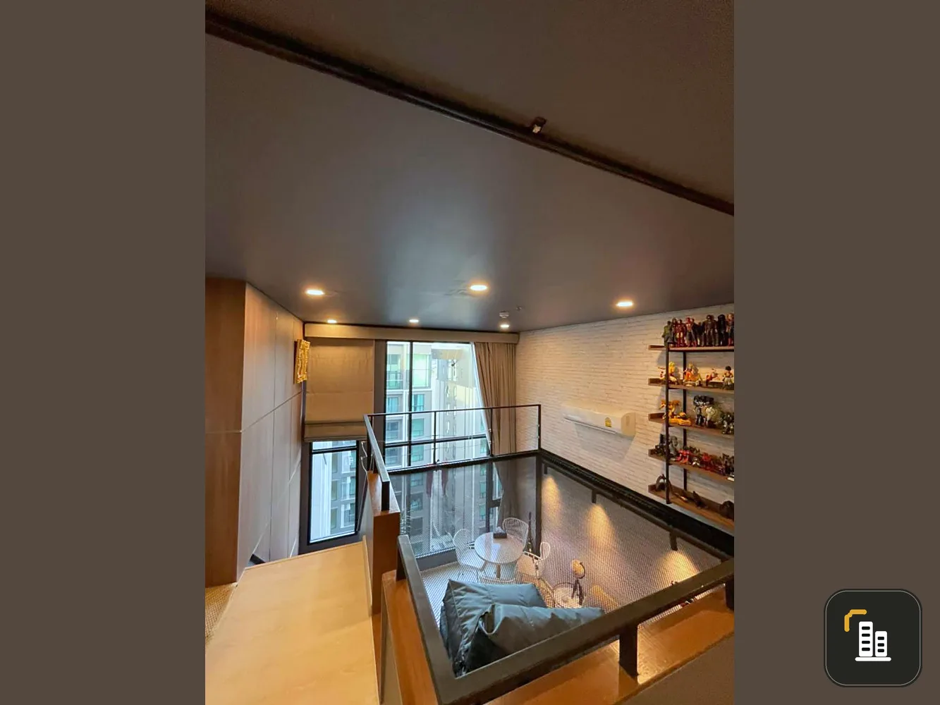 For Sale Knightsbridge Phaholyothin-Interchange, Duplex room, elegant decoration, modern industrial style, very livable