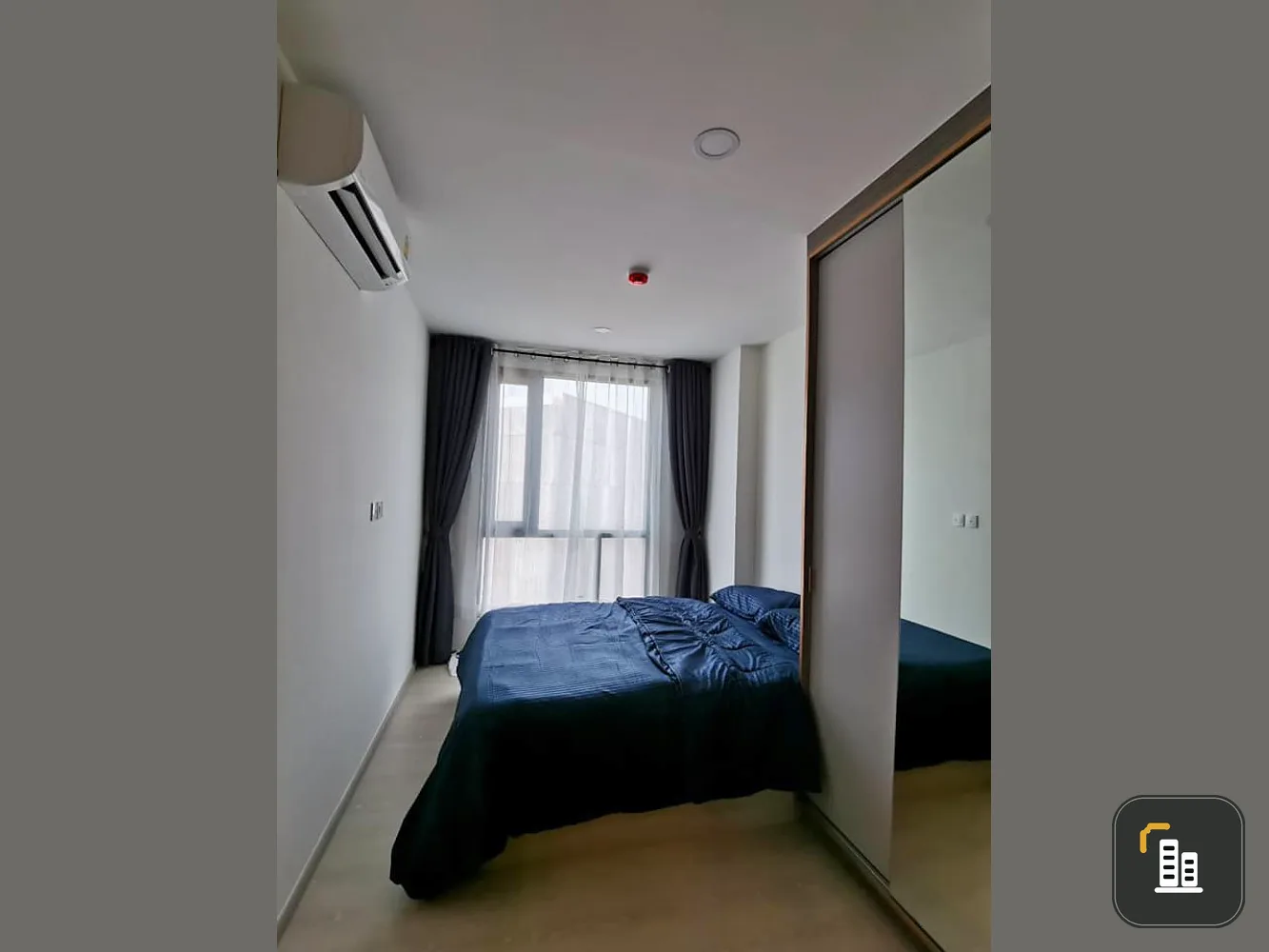 Condo for sale, Knightsbridge Phaholyothin-Interchange, 12A floor, 1 Bedroom Deluxe, beautiful room, ready to move in. Book now.