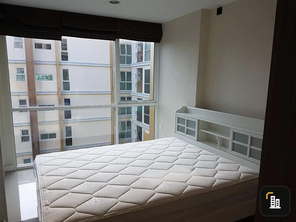 Condo for sale, rent, The Series Udomsuk 29, beautiful room, clean, airy interior, fully furnished.