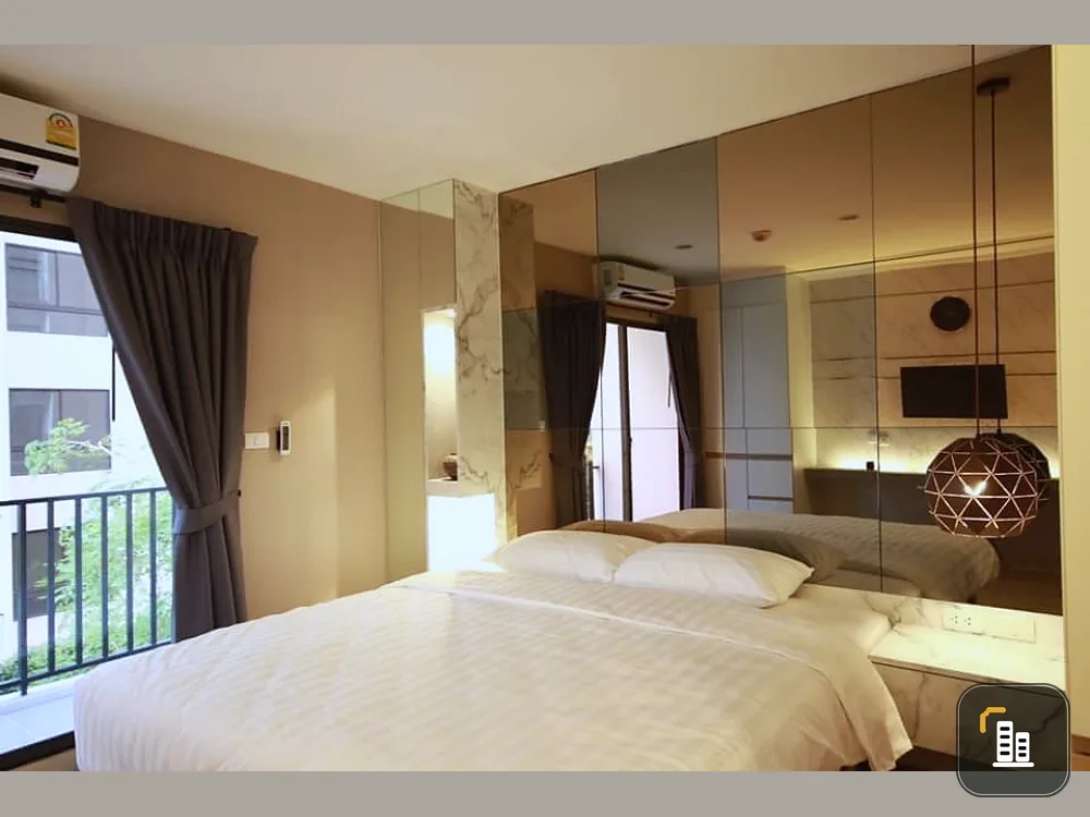 Sell/rent Condo The Nest Sukhumvit 22, good corner room, garden view with built-in furniture, don't miss it!!