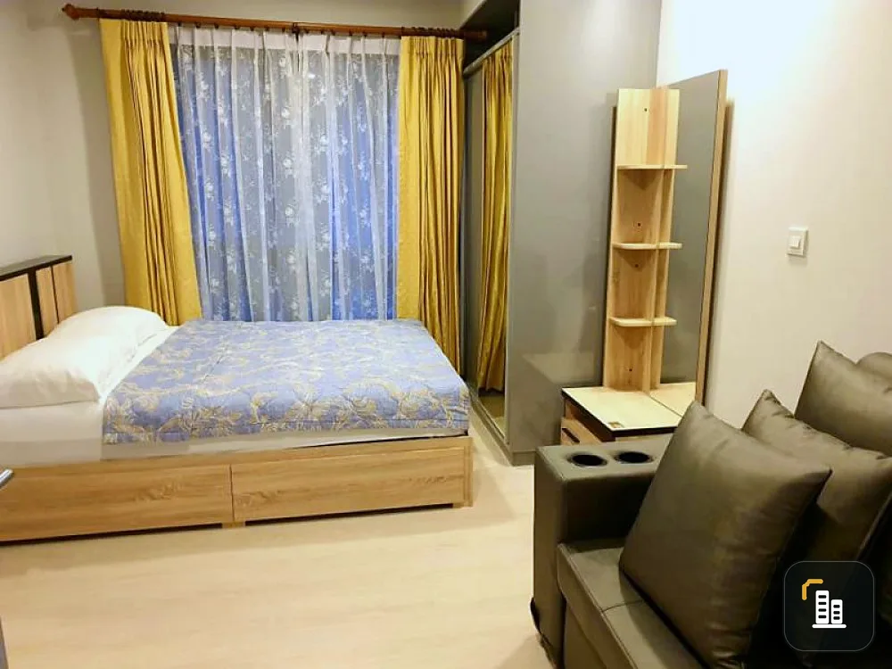 Condo for rent, The Tree Din Daeng - Ratchaprarop, studio room, furniture, electrical appliances Make a reservation quickly.