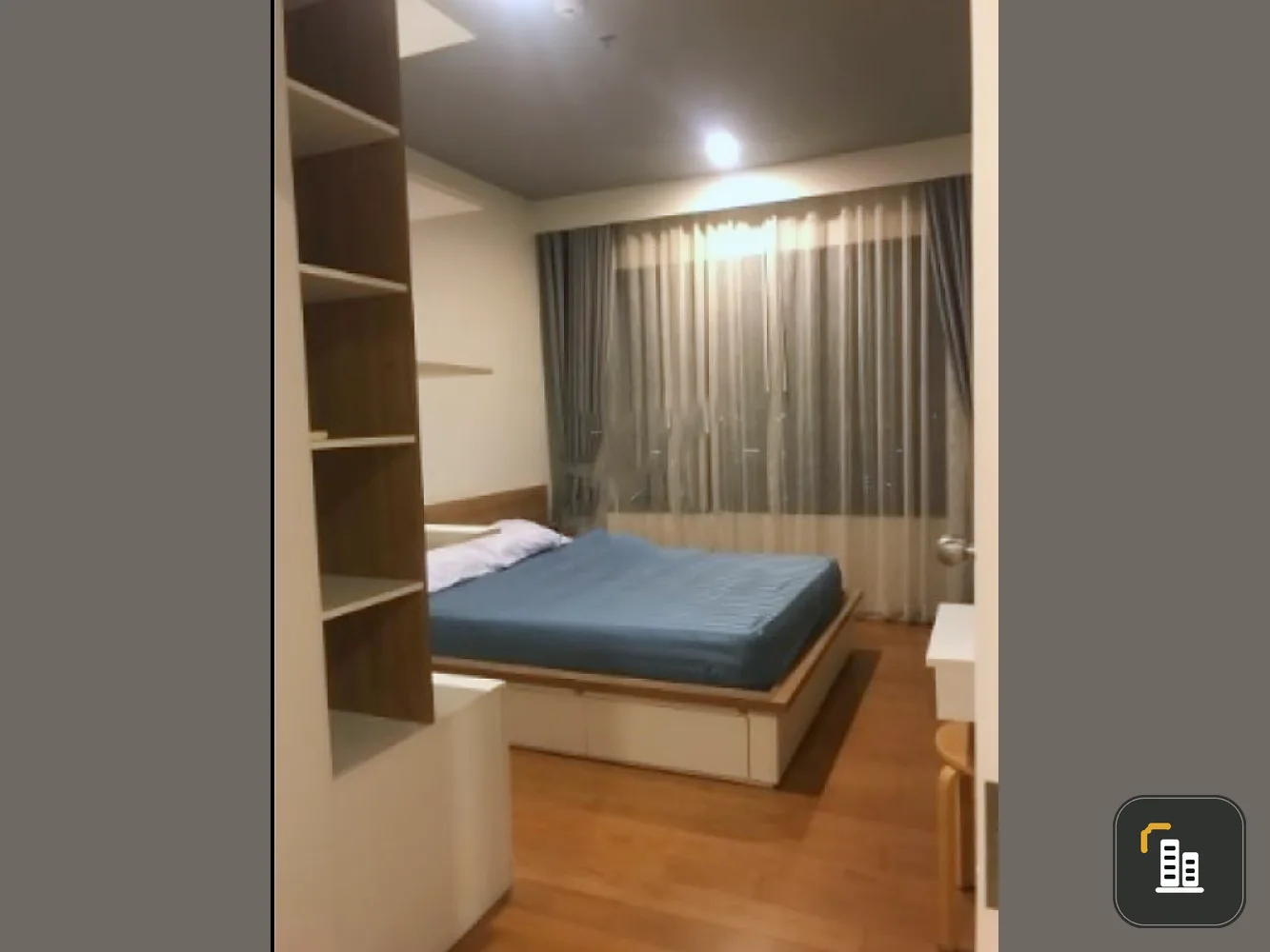 Condo for sale, rent, Blocs 77, 28th floor, beautiful view, wide room, ready to move in, near the train station, hurry up to reserve!!