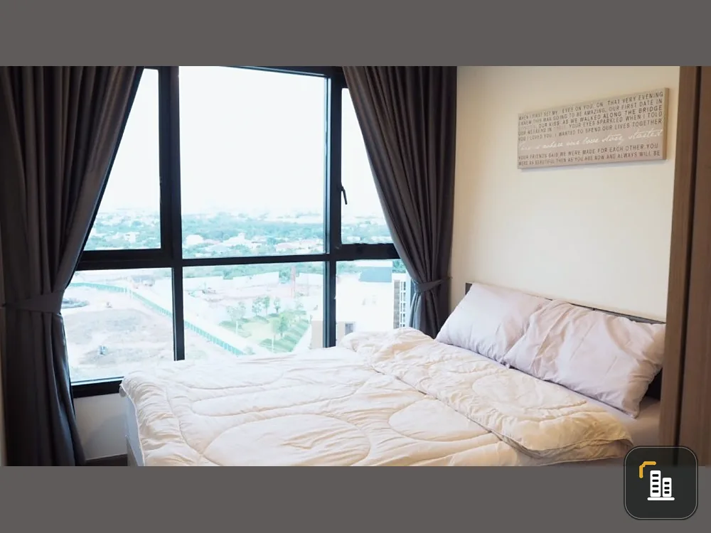 Condo for rent, The Base Park East, 15th floor, fully furnished, convenient transportation, friendly price, don't wait.