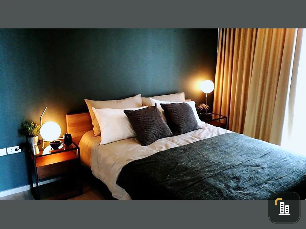 For rent Rhythm Sukhumvit 36-38, very beautiful room, luxurious built-in interior, full furniture, cool lines, don't miss it