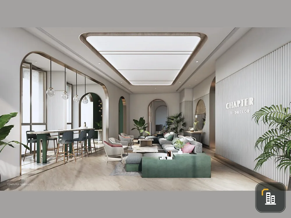 Urgent sale, Condo Chapter Thonglor 25, beautiful view, fully furnished. Don't be late, book now!!