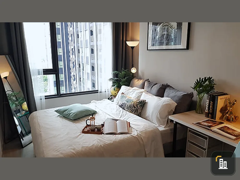 For rent Life Ladprao, this room is brand new, fully furnished, high floor, great view. Book now, don't miss it.