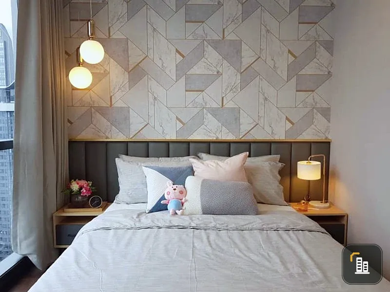 arrived!! Beautiful room, The Line Ratchathewi, very private corner room, bulid in, fully furnished, don't miss this room.