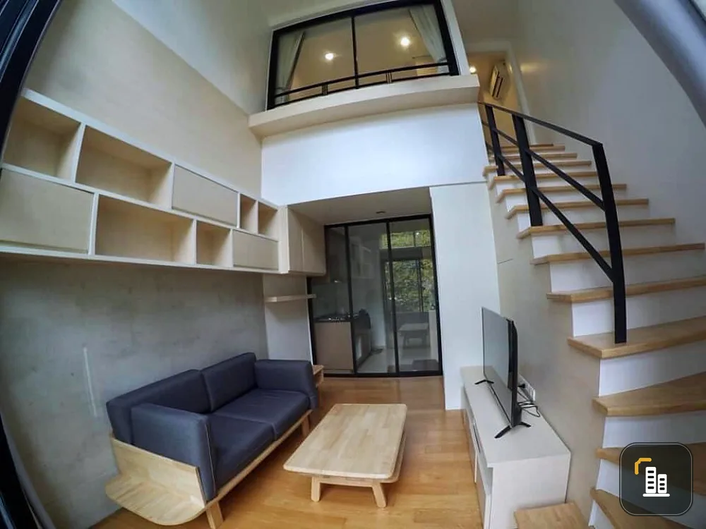 Sale/RentL loft Ratchada 19 for sale, very beautiful room, duplex type, only a few units, well furnished, book now