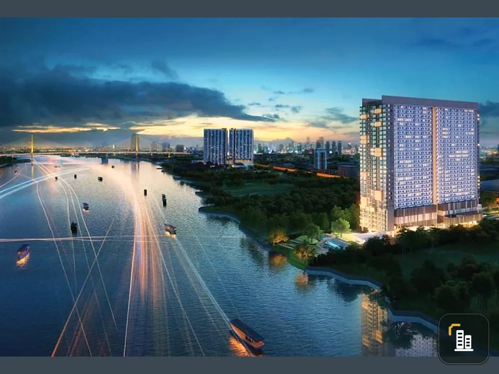 Condo for sale, U Delight Residence, Riverfront Rama 3, good location, convenient transportation, hurry to own it!!