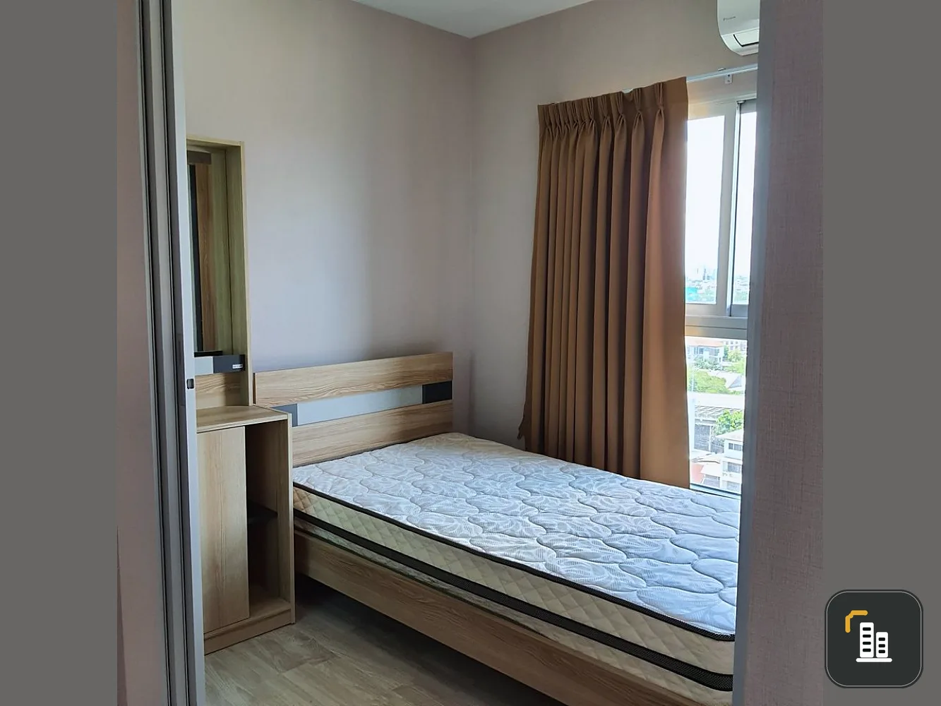 Sell/Rent Plum Condo Ramkhamhaeng Station with furniture and electrical appliances, high floor, beautiful view, book now