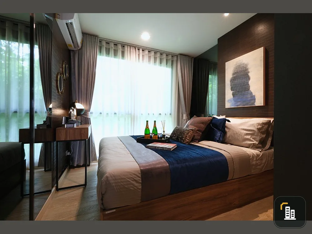 Sale down payment, Condo The Excel Lasalle 17, fully furnished, good location, near BTS Bearing, book now!!