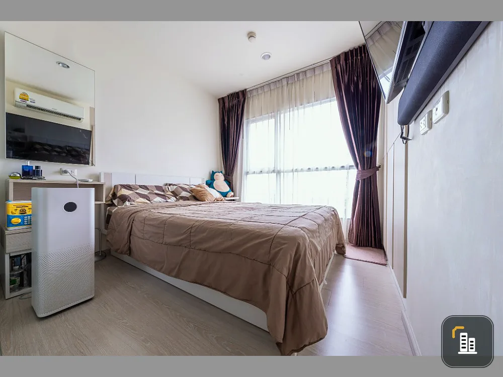 Condo for sale Aspire Sathorn-Taksin (Timber Zone), 22nd floor, beautiful view, not blocked. You can reserve it as a reservation.