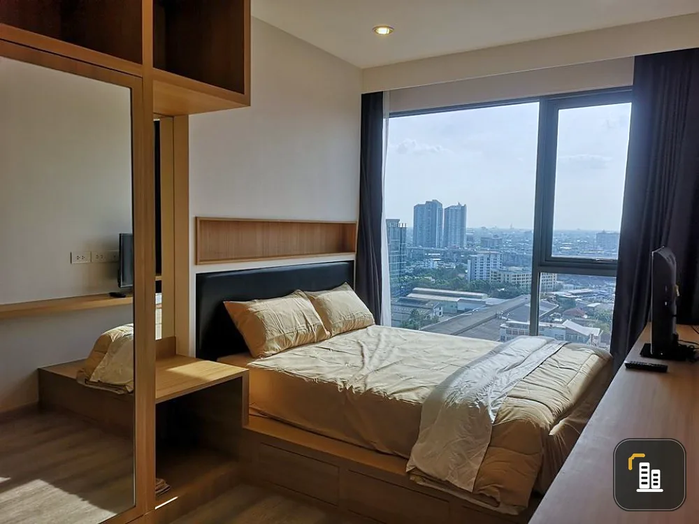 Condo for rent Ideo Mobi Sukhumvit 66 near shopping malls. Bang Krachao river view Don't be late, book now!!