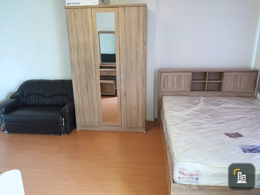 Condo for rent Lumpini Condo Town Romklao-Suvarnabhumi Fully furnished, ready to move in. Hurry up!