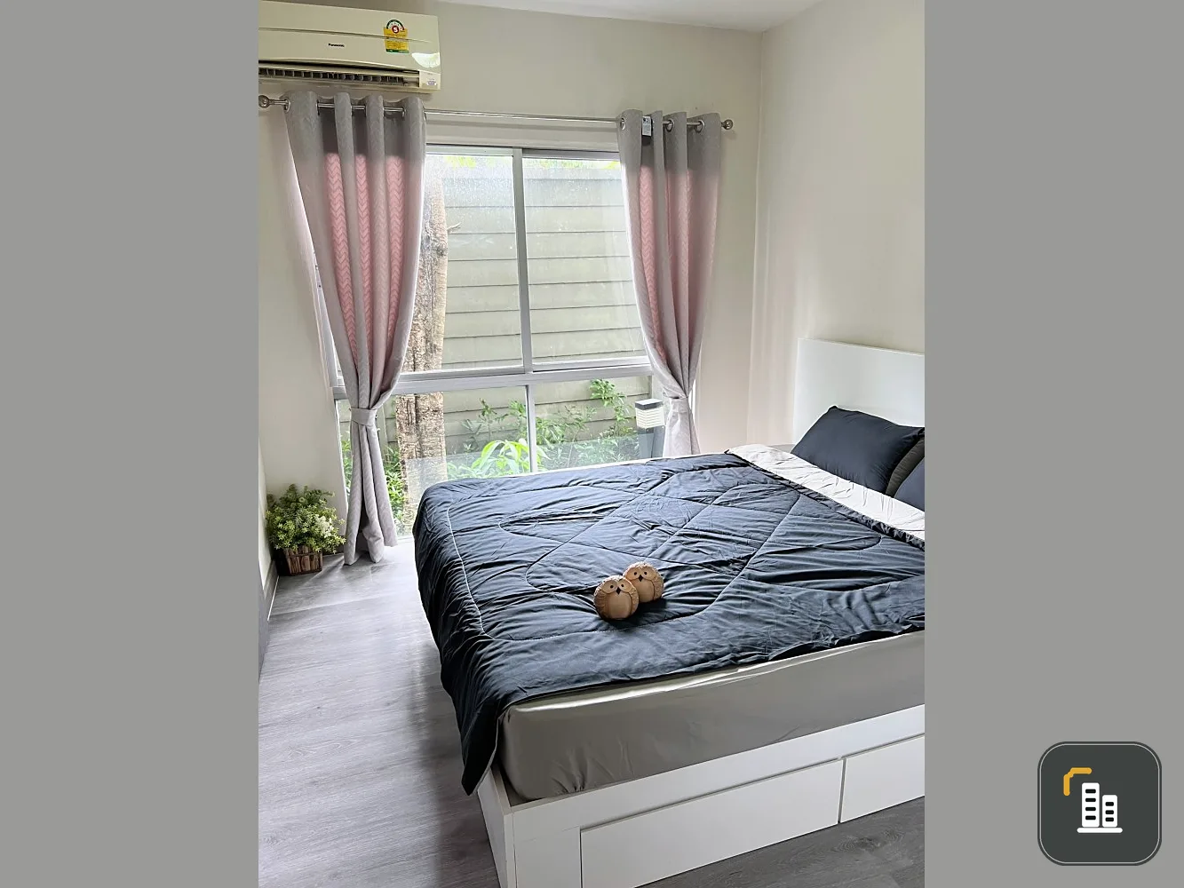 Condo for sale, rent, A Space Kaset, all newly decorated rooms. Just carry your bag and move in.