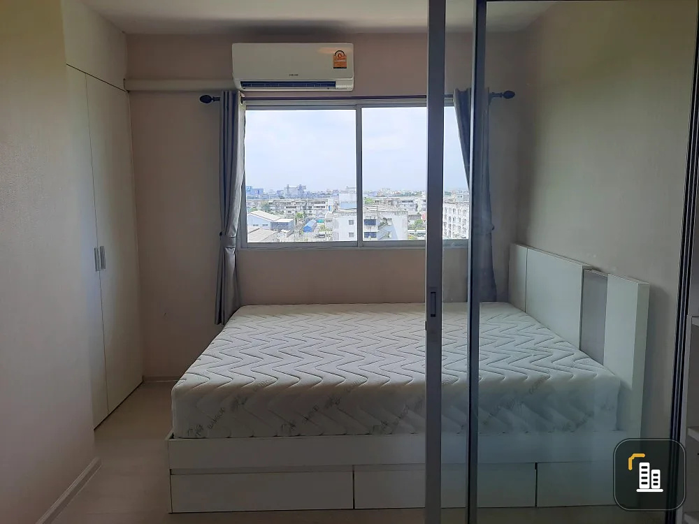 Sell Plum Condo Park Rangsit Phase 1, 8th floor, beautiful room like new, get a great view, good like this, can't reserve it anymore
