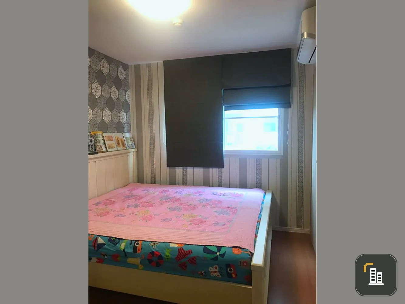 Condo for sale, Lumpini Township, Rangsit, Khlong 1, next to the wallpaper around the room. Beautiful room, well decorated, don't miss it.