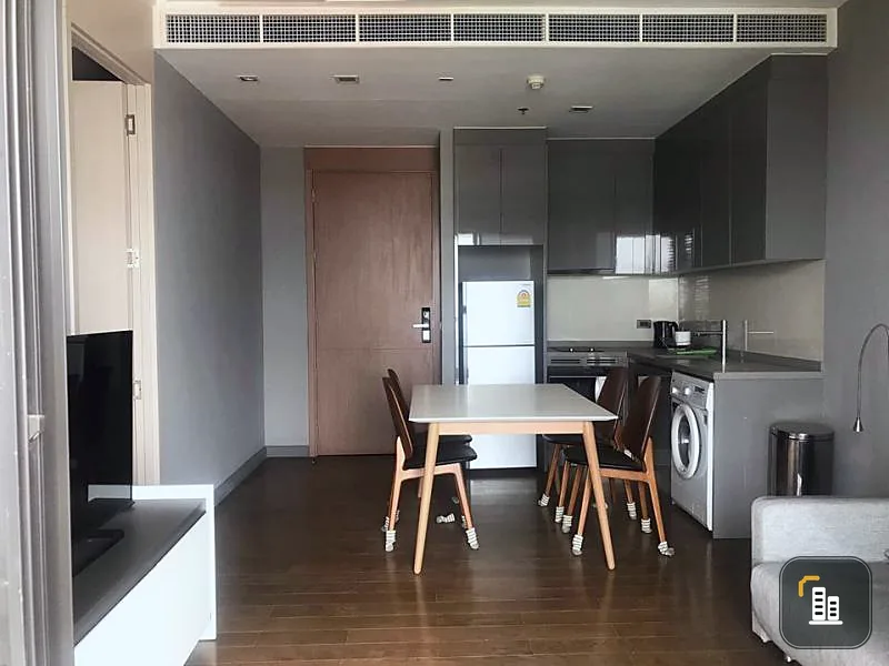 Condo for rent, M Phayathai, 16th floor, size 49 sq.m., 1 bedroom, 1 bathroom with bathtub, very luxurious!!
