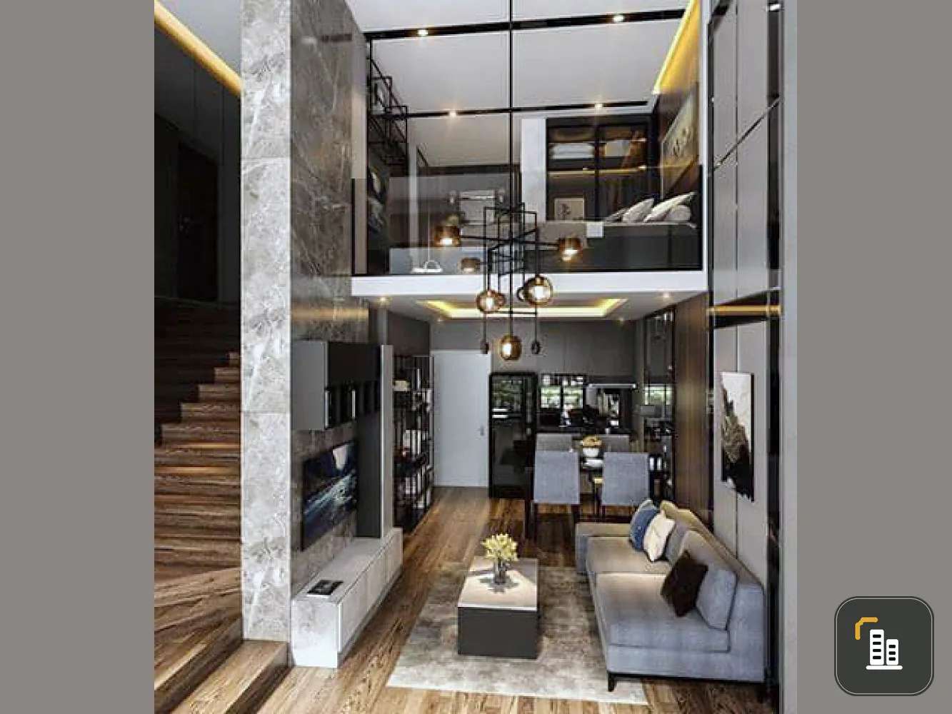 Condo for sale down payment The Cube Loft Nuanchan, Duplex room, 2 floors, Loft style, do not hesitate, book now !!