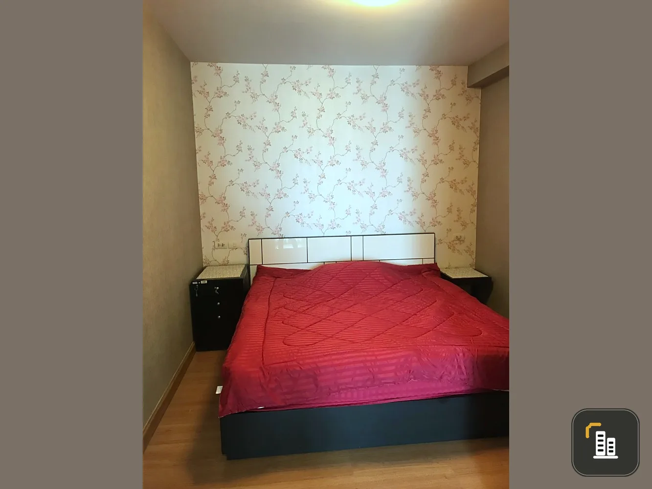 Condo for sale, rent, Supalai Park Kaset, with good wallpaper in the whole room, beautiful room, everything is complete, book now.