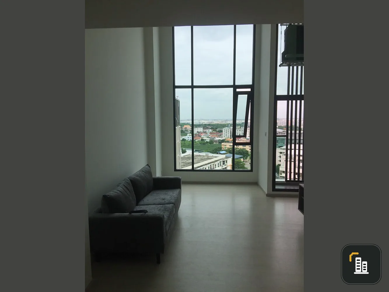Condo for sale, Knightsbridge Phaholyothin-Interchange, 14th floor, 1 bed duplex room, fully furnished, ready to move in.