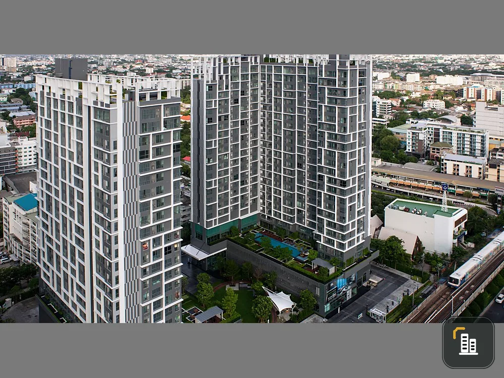 Condo for sale, Ideo Mobi Sukhumvit, next to BTS On Nut, high floor, near shopping center, don't miss it!!