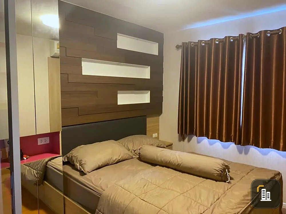 Urgent for sale, Lumpini Township Rangsit-Klong 1, Building D, large room, lots of usable space Built-in furniture, very beautiful, urgent