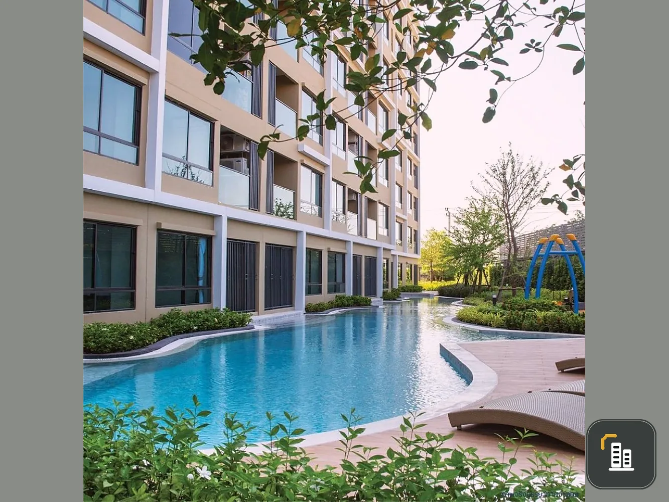 Condo for rent, Polis Suksawat 64, size 28 sq.m., floor, fully furnished. come first come first