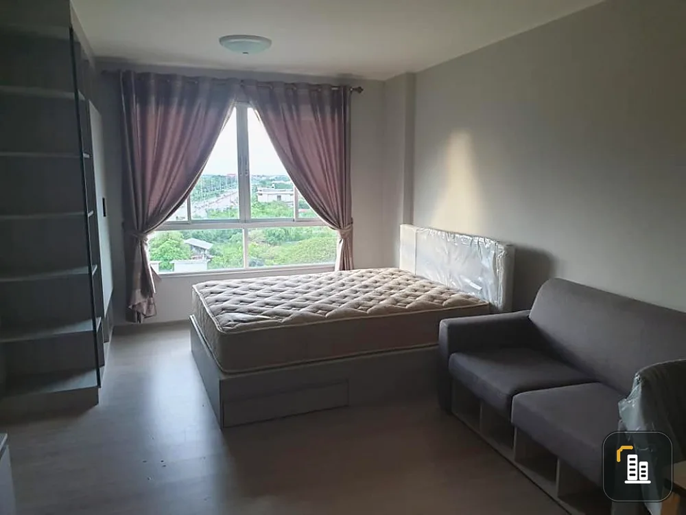 Sell / rent d Condo Campus Kamphaeng Saen, beautiful room, full furniture, convenient transportation, book now.